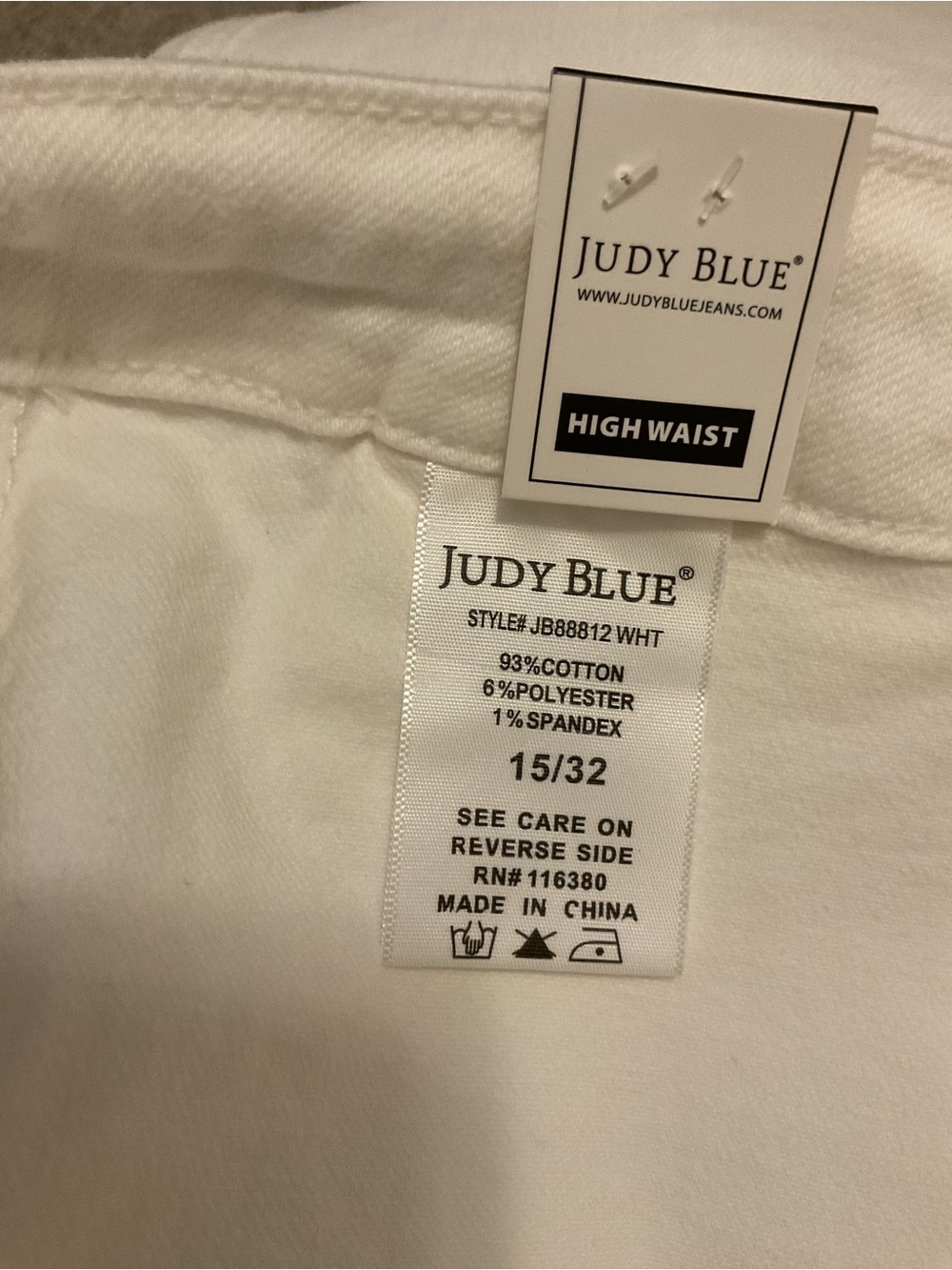 Judy Blue Bridget HIGH RISE CUFFED
DENIM JOGGERS NWT Size 15/32 - Picture 12 of 16